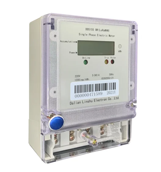 the best price  single phase Wall Mounted LoRaWAN electrical energy meters with smart management system (1600334658238)