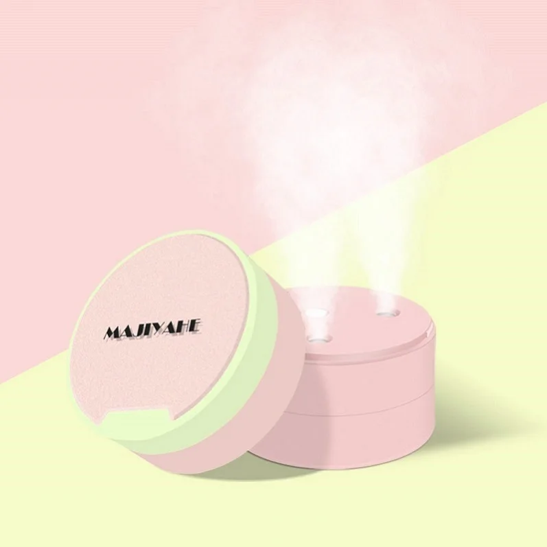 bb cc creams With Facial Steamer 2 in 1Brightening Hydrating Air Cushion Liquid Foundation