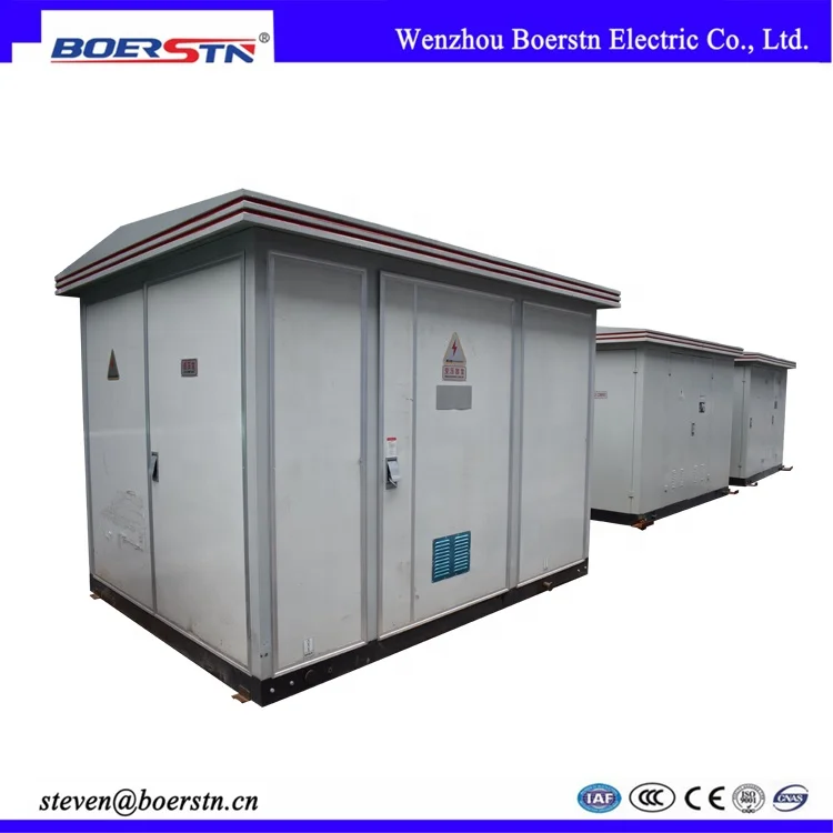 Outdoor Electrical Container Type Compact Power Transformer Substations 11KV 15KV 20KV 500KVA 630KVA 800KVA 1000KVA