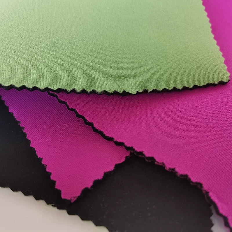 High Performance Soft Waterproof Printed Customized Neoprene Elastic Hook Loop Jual Neoprene Fabric