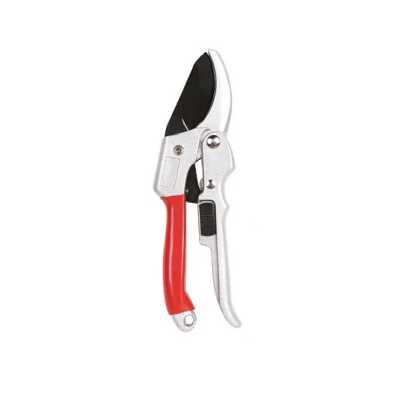 Professional gardening equipment pruning shears hand scissors anvil pruner ratchet pruners with alloy steel blades