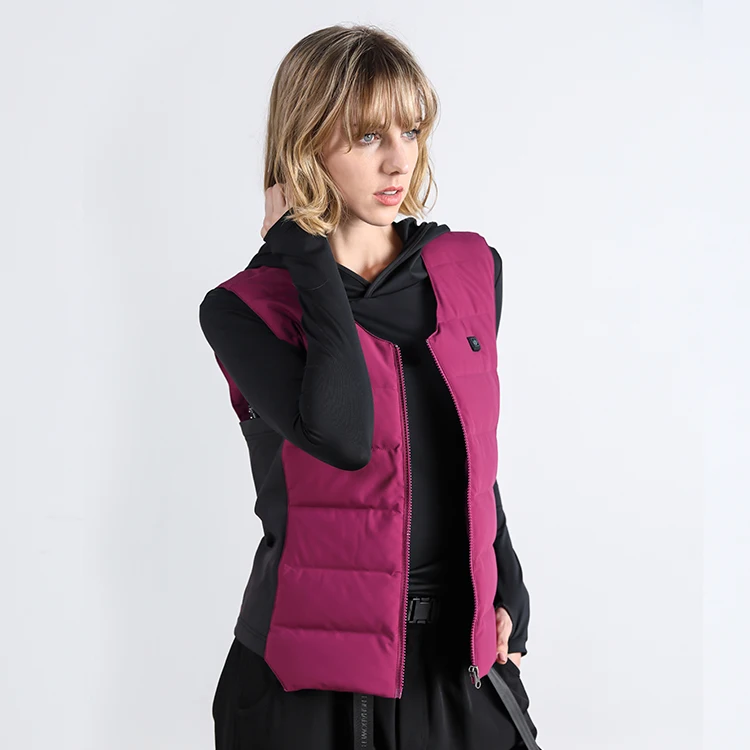 Мужская стеганая куртка без рукавов с черными карманами на молнии с обеих сторон, уличный жилет и пуховой жилет для зимы