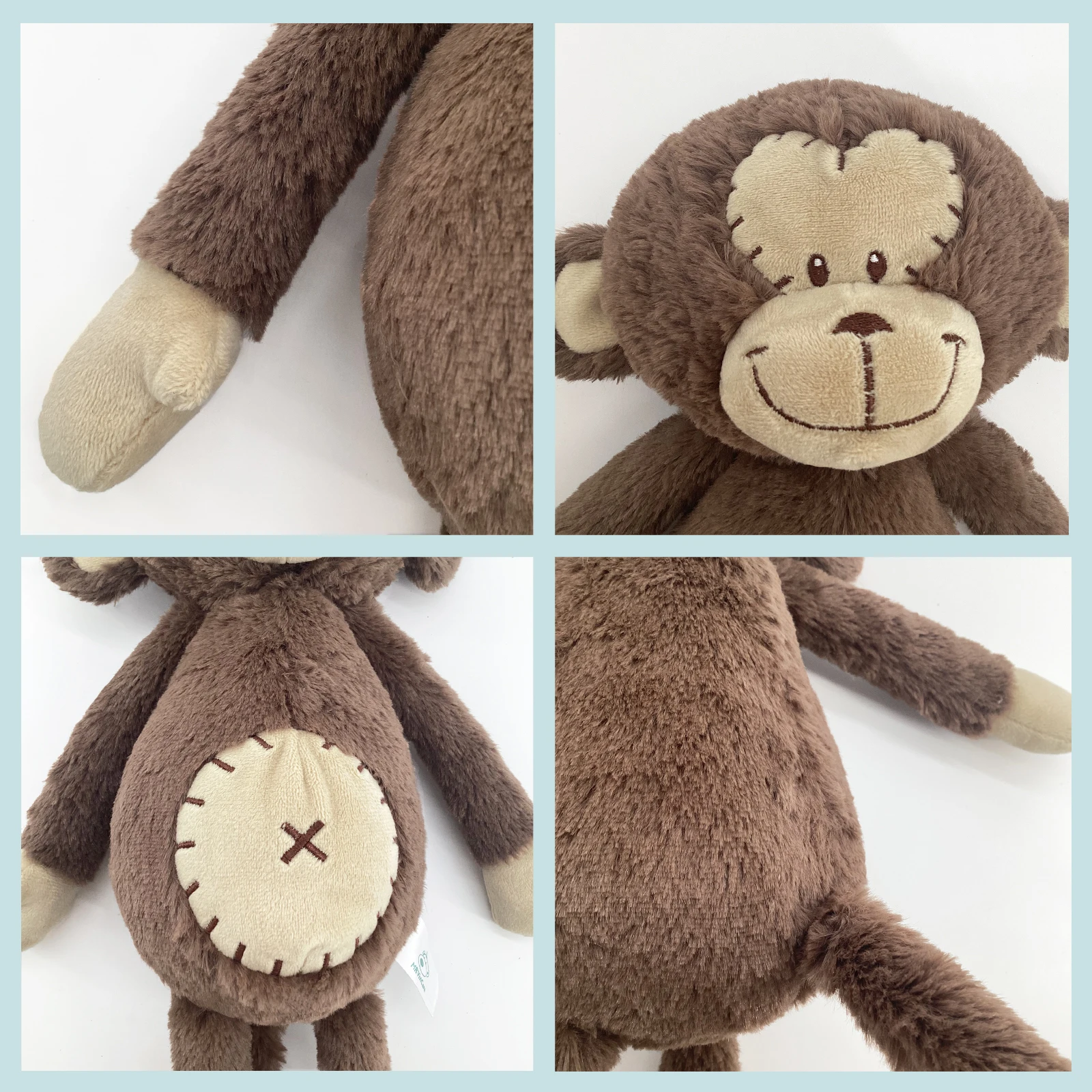 Custom Soft Animal Doll Realistic Stuffed 3D Beautiful Stuff Animal Customized Monkey Plush Toys