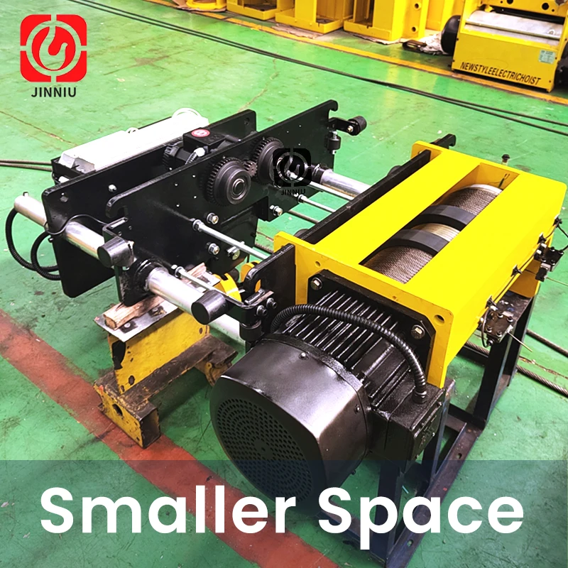 Supported 1 2 3 ton 5 ton Top Running Small Power Travel Bridge Overhead Crane with Easy Operation