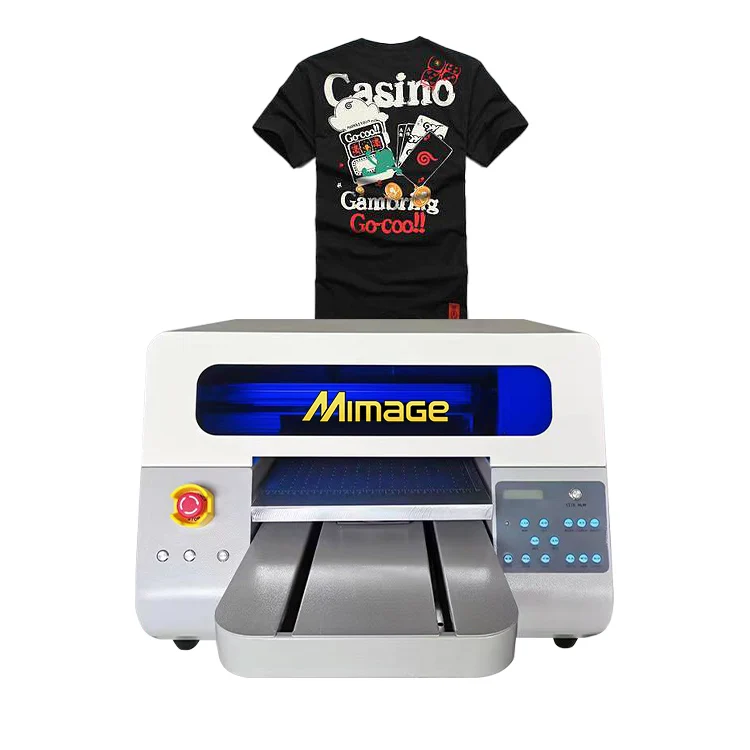 Mimage new design A3 DTG printer tshirt plotter direct printing cotton t-shirts machine price