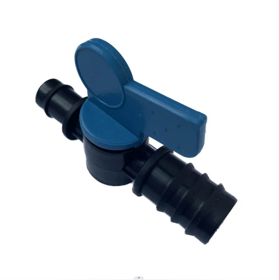 Factory direct plastic MinI valve 16mm 20mm start purchase connector for irrigation hose with good quality