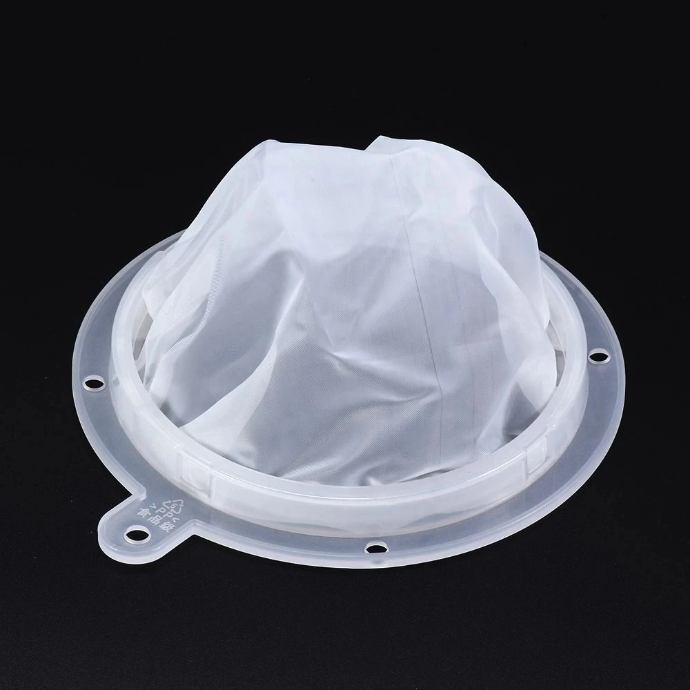 13/15CM Nylon Filter Stainless Steel Funnel Tea Grease Juice Food Funnel for Oils Juice Wine