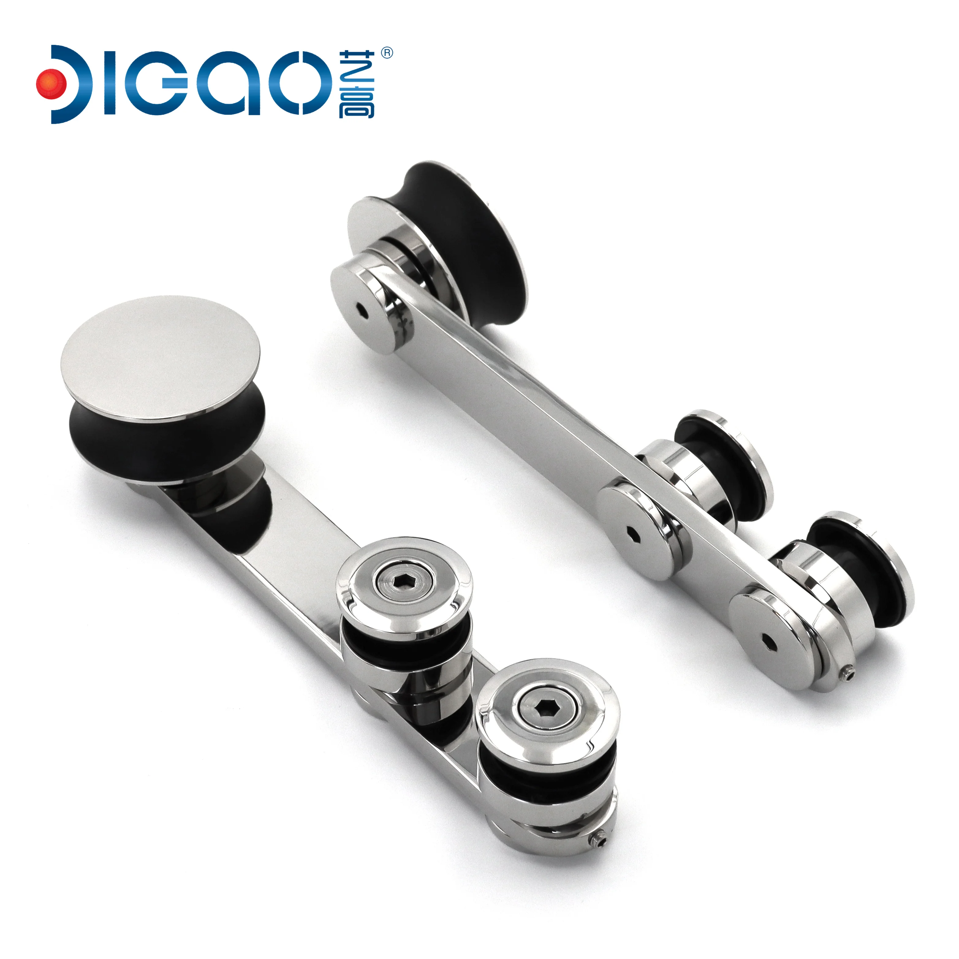 Pss SSS Ti Wholesale Stainless Steel Shower Glass Fitting Sliding Door Hardware Set Rollers