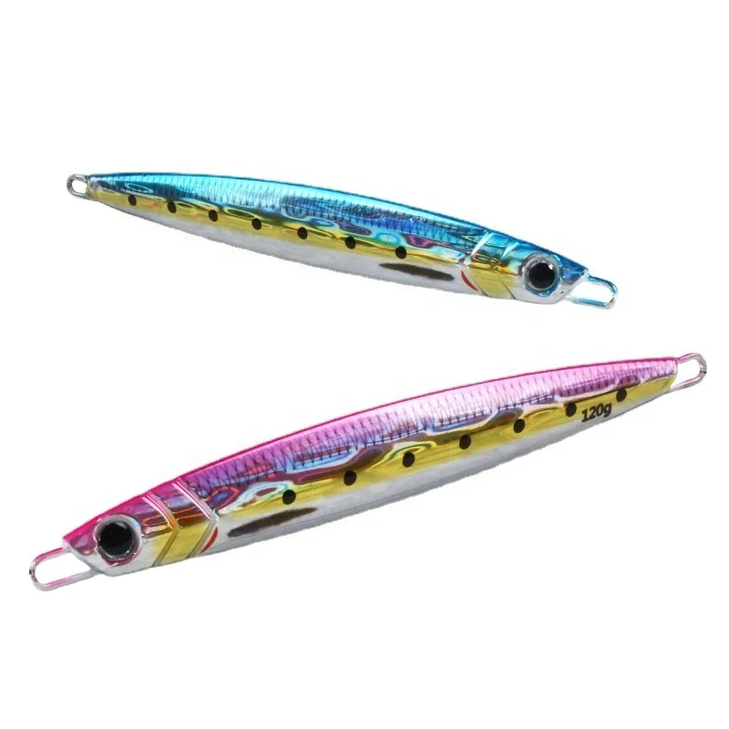 Japan 3D Print High Quality Metal Jig Lure 60G80G100G120G150G200g Metal bait For Slow Shaking Mackerel Tuna