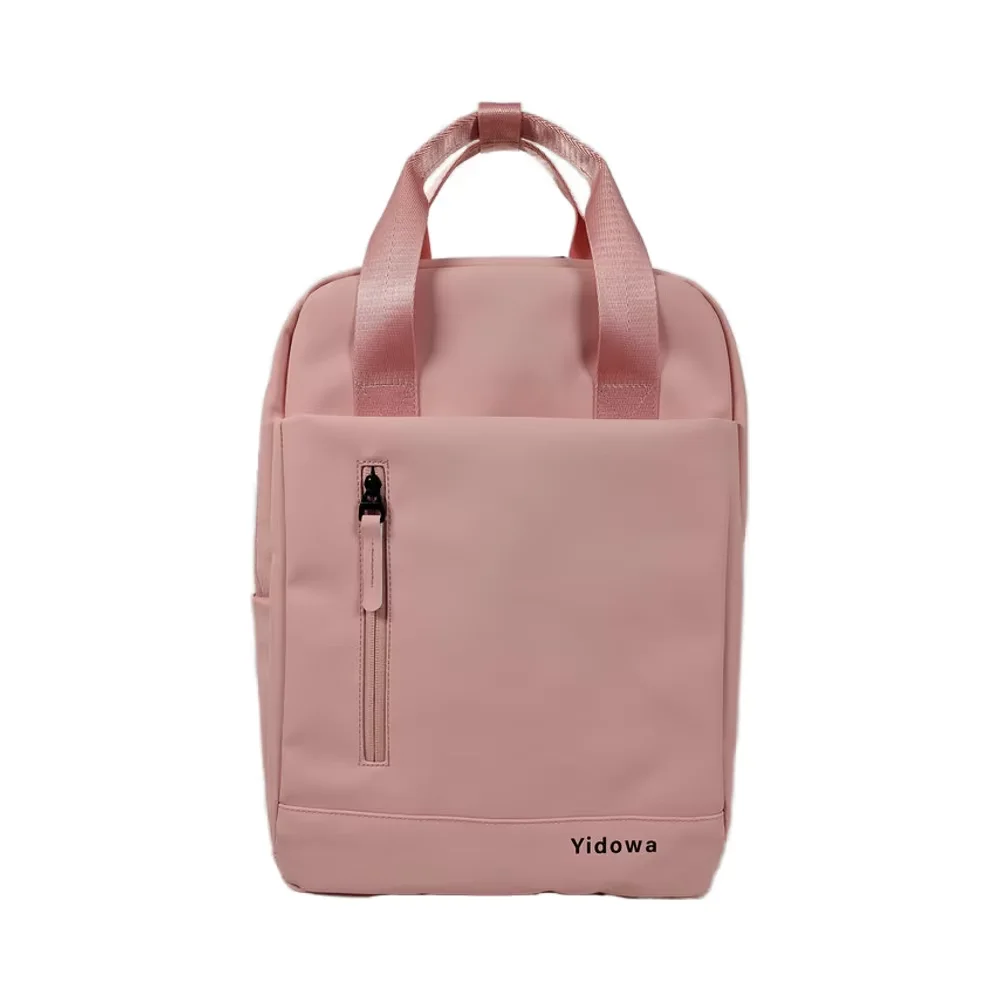 Unisex Multi-Functional Laptop Backpack with Hidden Straps Convenient Travel Nylon Lining Zipper Closure Can be Placed Luggage