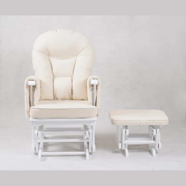 Mothercare Baby Rocker Glider Nursery Rocker Chair and Ottoman Stool