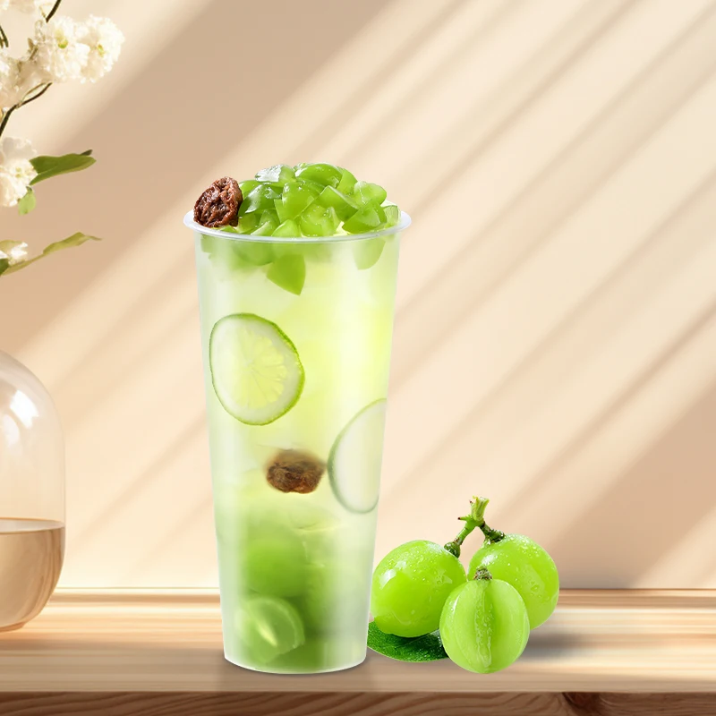 Czseattle Green grape fruit juice syrup fruit juice concentrate fruit flavored drink & beverage for bubble tea raw materials