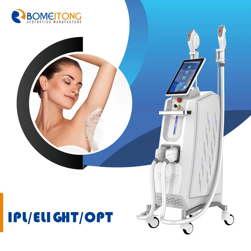 Newest design Vertical hair dpl laser beauty equipment permanent ance pigment removal salon ipl hair removal system