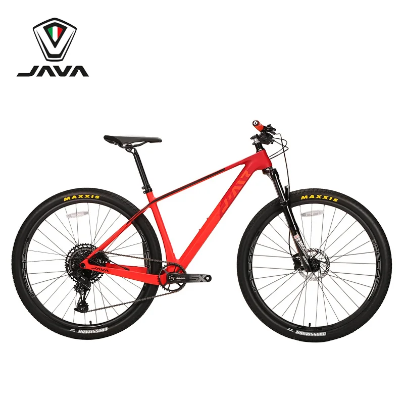 JAVA  Carbon Fiber Frame Mountain Bike for Adult 29 Inch 12 Speed Carbon Fiber MTB Bike