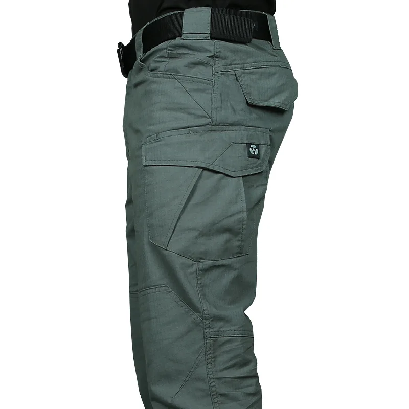 2023 High Quality Waterproof Cargo Pants Solid Sweatpants Trousers Outdoor Straight Men Tactical Cargo Pants