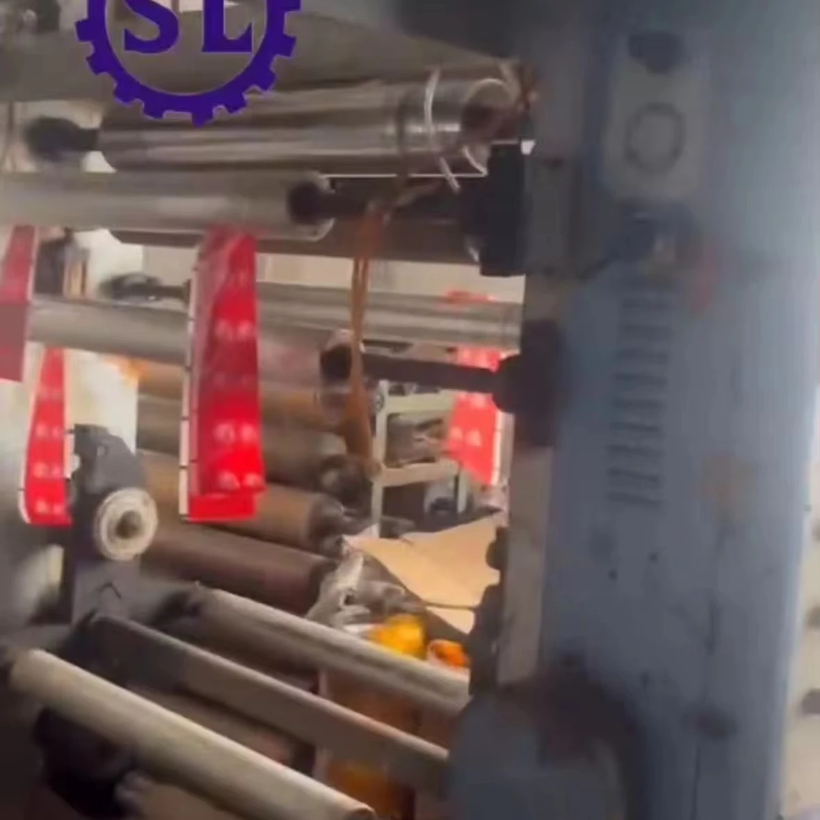 Used Automatic Roto Gravure Printing Machine 850 width 9 colors