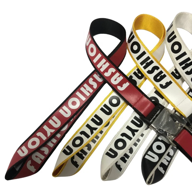 High Quality Breakaway Custom Silkscreen Printing Logo Nylon Airbus Lanyards for Mobile Phone