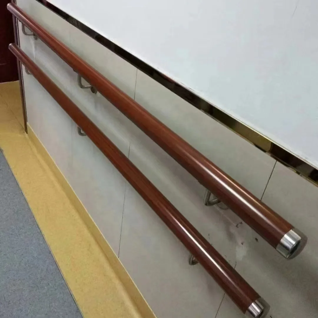 Anticollision Hospital Use Safety Corridor Hallway Handrail For Stairs Tactile Tile