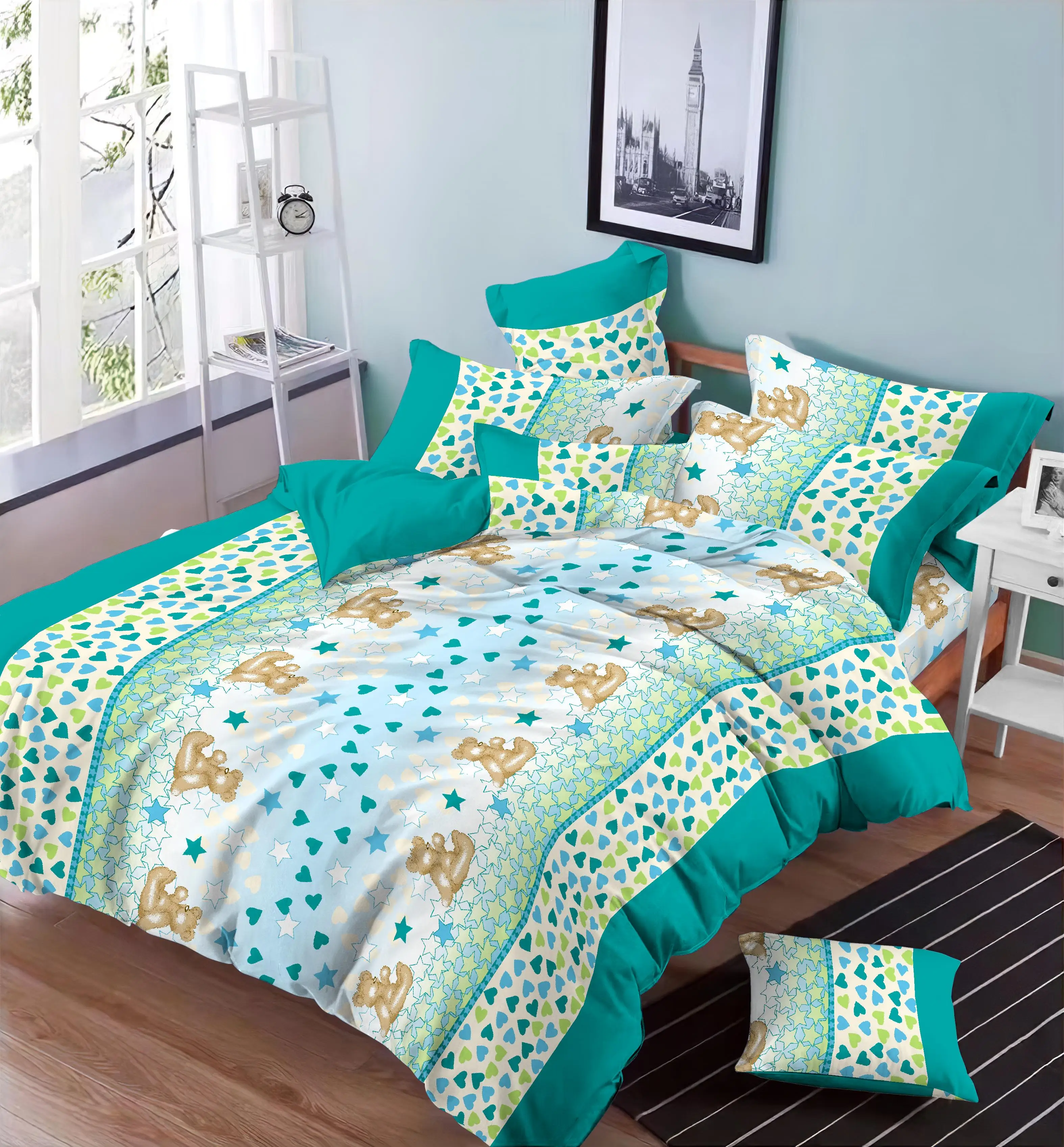 manufactures cheaper price pigment print fabric 55gsm 100% polyester