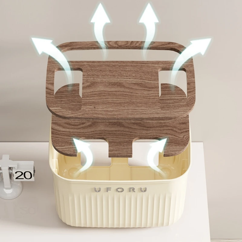 Plastic WiFi Router Shelf Power Supply TV Socket Plug Board Storage Box organizer box for Home