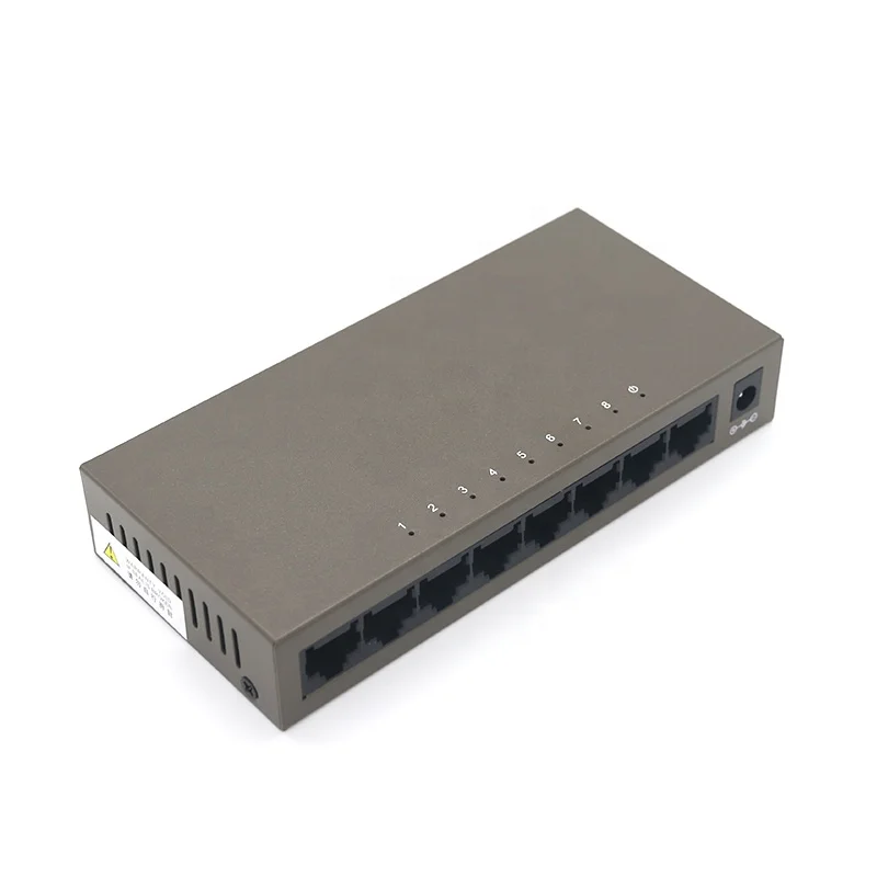 TEG1008M 8port 10/100/1000Mbps gigabit smart ethernet network desktop router switch China produce Wholesale Support oem