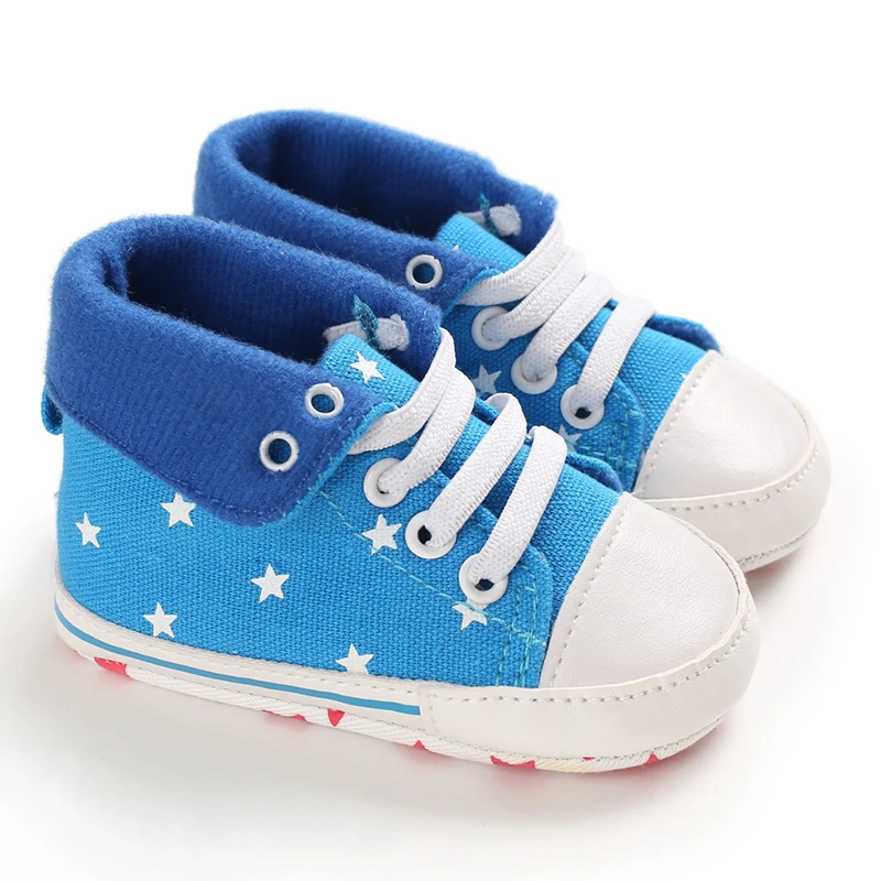 
wholesale canvas toddler first walkers girl baby shoes in bulk printed 