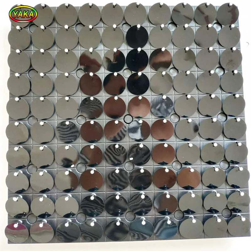 Grating Shimmer wall sequins panel for Exterior Interior Decoration
