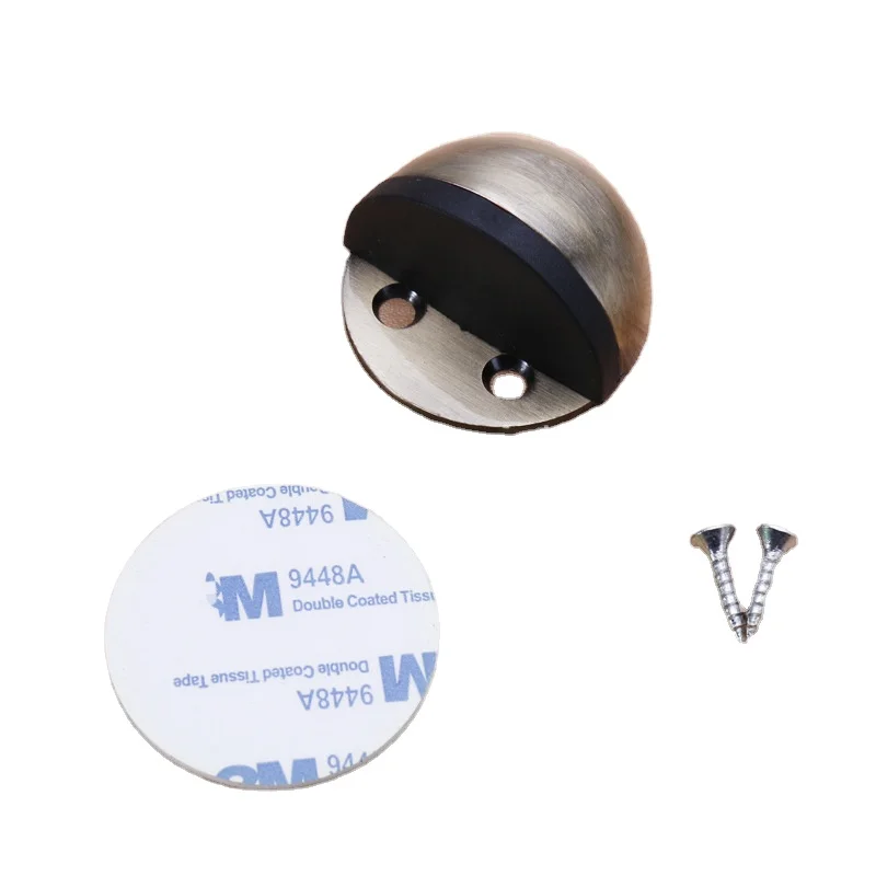 Furniture Door Accessories Stainless Steel Half Round Door Stopper