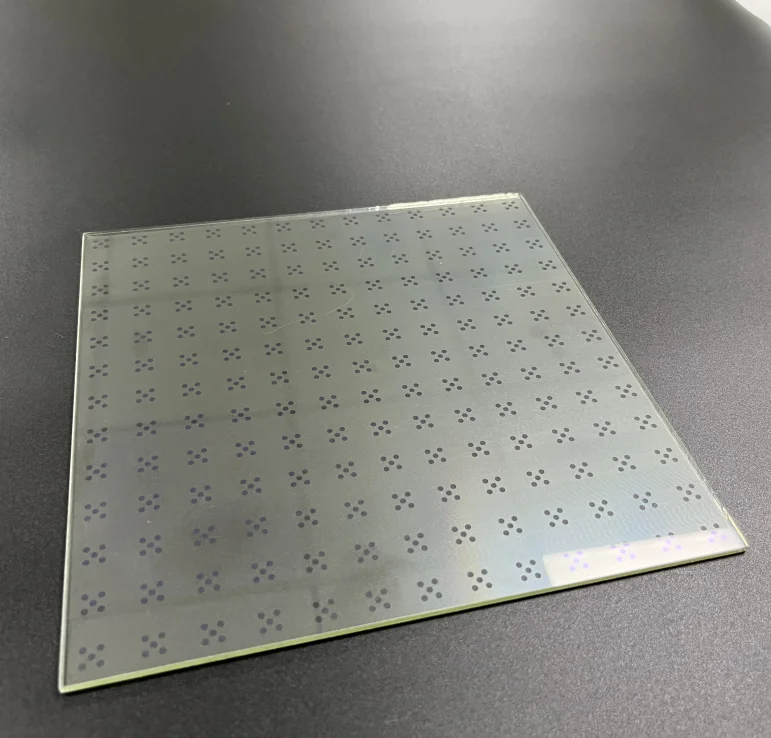 Customized resistance ito glass with conductive bus bar for Anti-Fogging