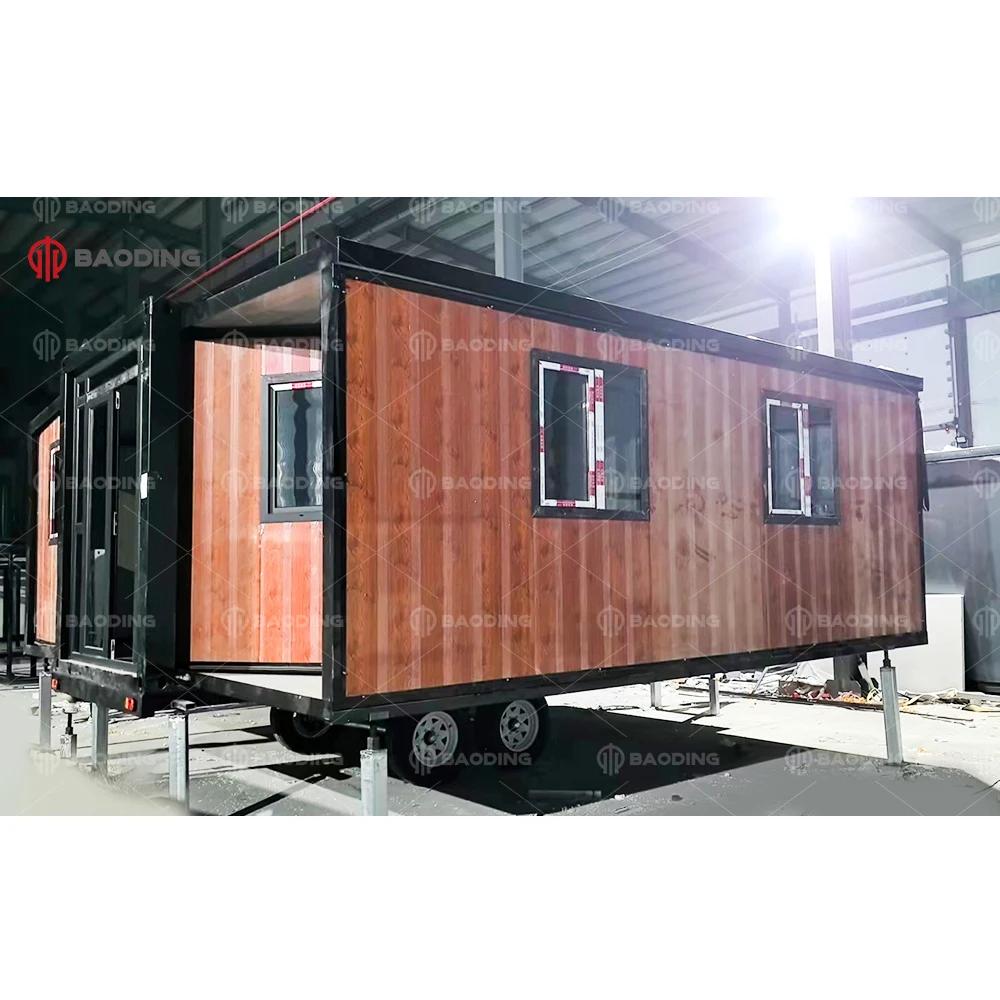 20ft 30ft 40Ft Luxury Extendable House with Porch Gable Roof For Sale Foldable One Piece Container home China Prefab Houses