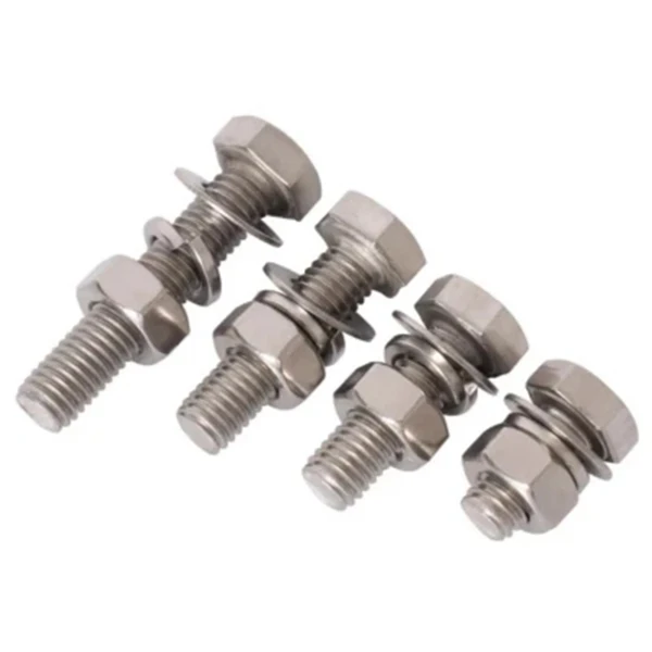 DIN933 DIN 931 DIN 601 Carbon Steel Galvanized Fasteners Titanium Hexagon Head Bolt Cap Screw Nuts and Hex Bolts