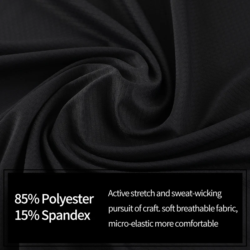 85% polyester 15% spandex print cool t shirt breathable hole ice  fabric business man t shirt
