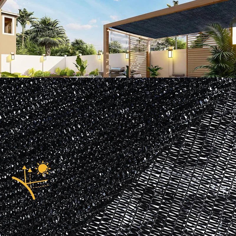 Hdpe Agricultural Landscape Fabric Anti Weed Mat Roll Ground Cover Roof Shading Green House Sun Shade Net