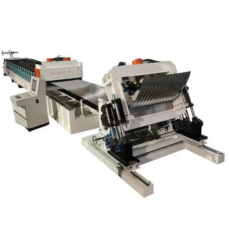 Metal Galvanized Steel Corrugated Grain Storage Silo Wall Sheet Roll Forming Machine For Silo Mill Side Panel