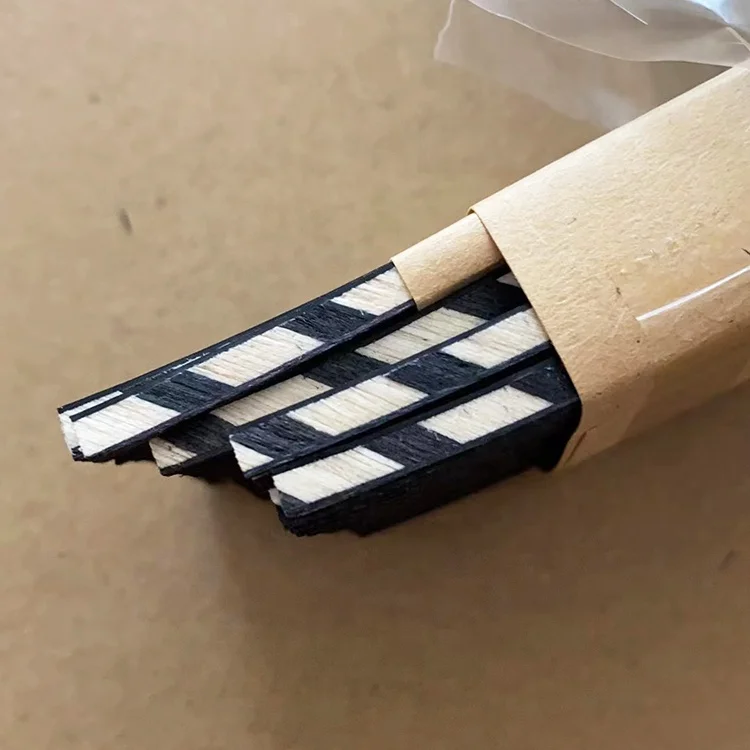 C-135 880*3.5*1.5mm Wood Binding Flexible Inlay Luthier Strip Guitar Purfling for DIY Parts