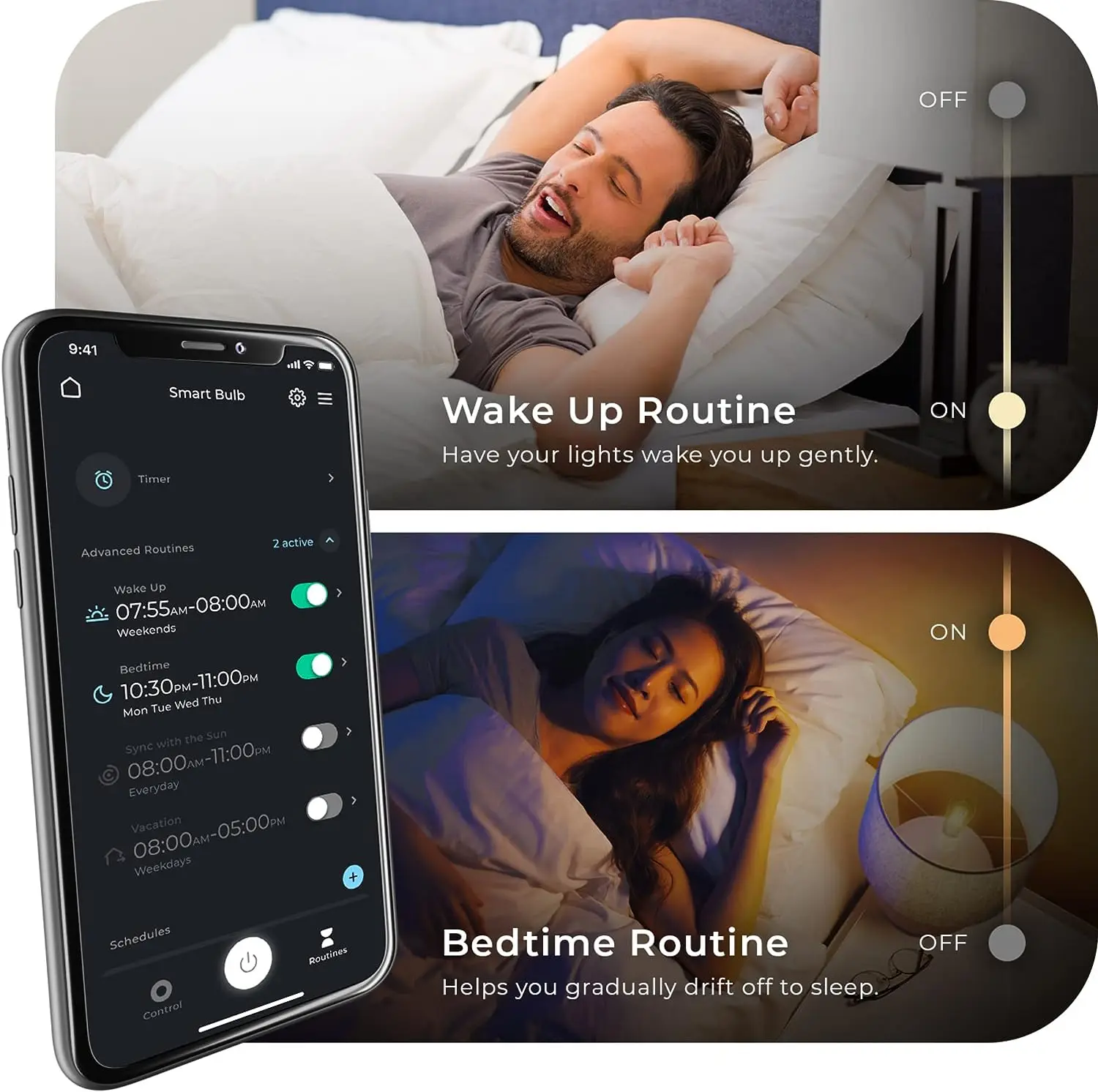 ST64 CCT Smart Led bulb Wifi 6W Straight Filament Tunable White Amber Glass LED Light Bulb Decoration 2000K-5000K Dimmable Bulb