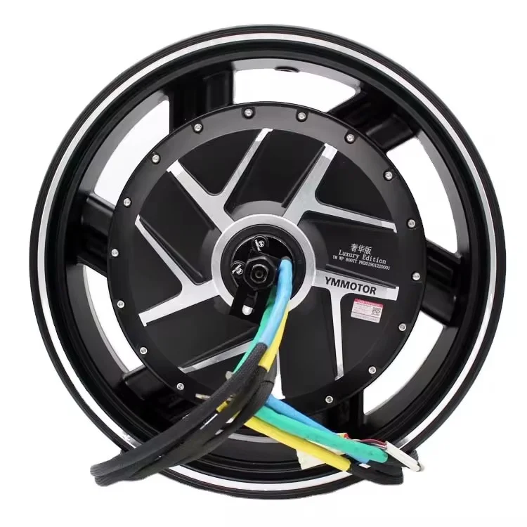 YM 17inch6.0  10kw hub motor electric motorcycle motor  for sale