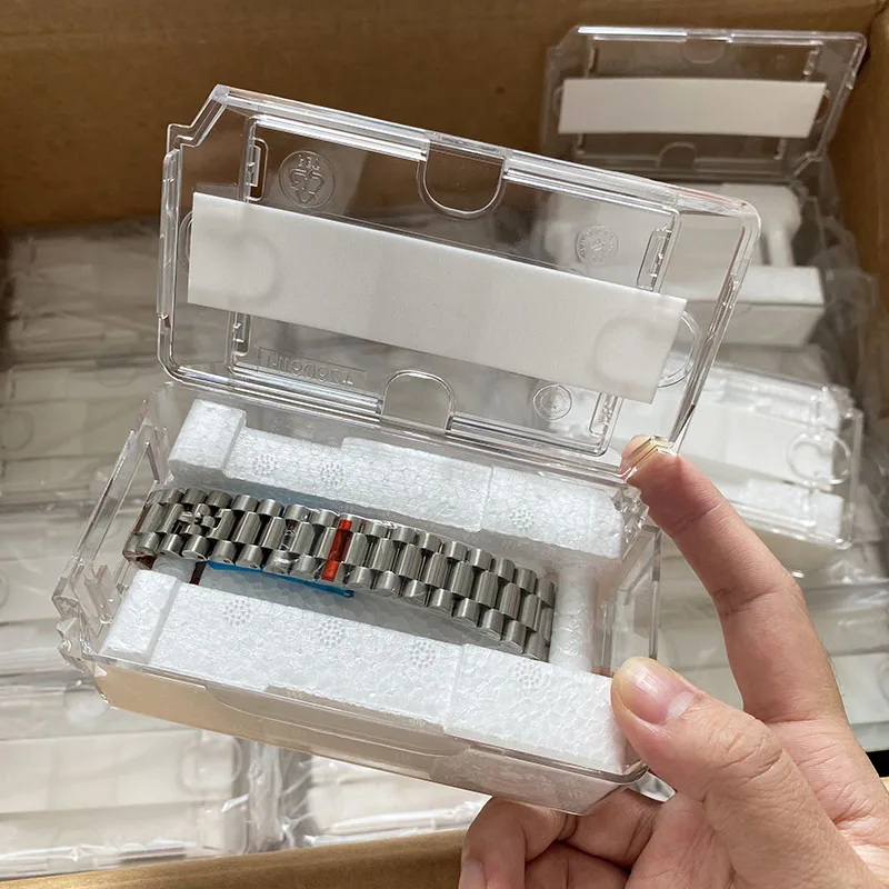 Ready To Ship Famous Brand Transparent Plastic Watch Box Watch Coffin 20 PCS Low MOQ with Wholesale Price