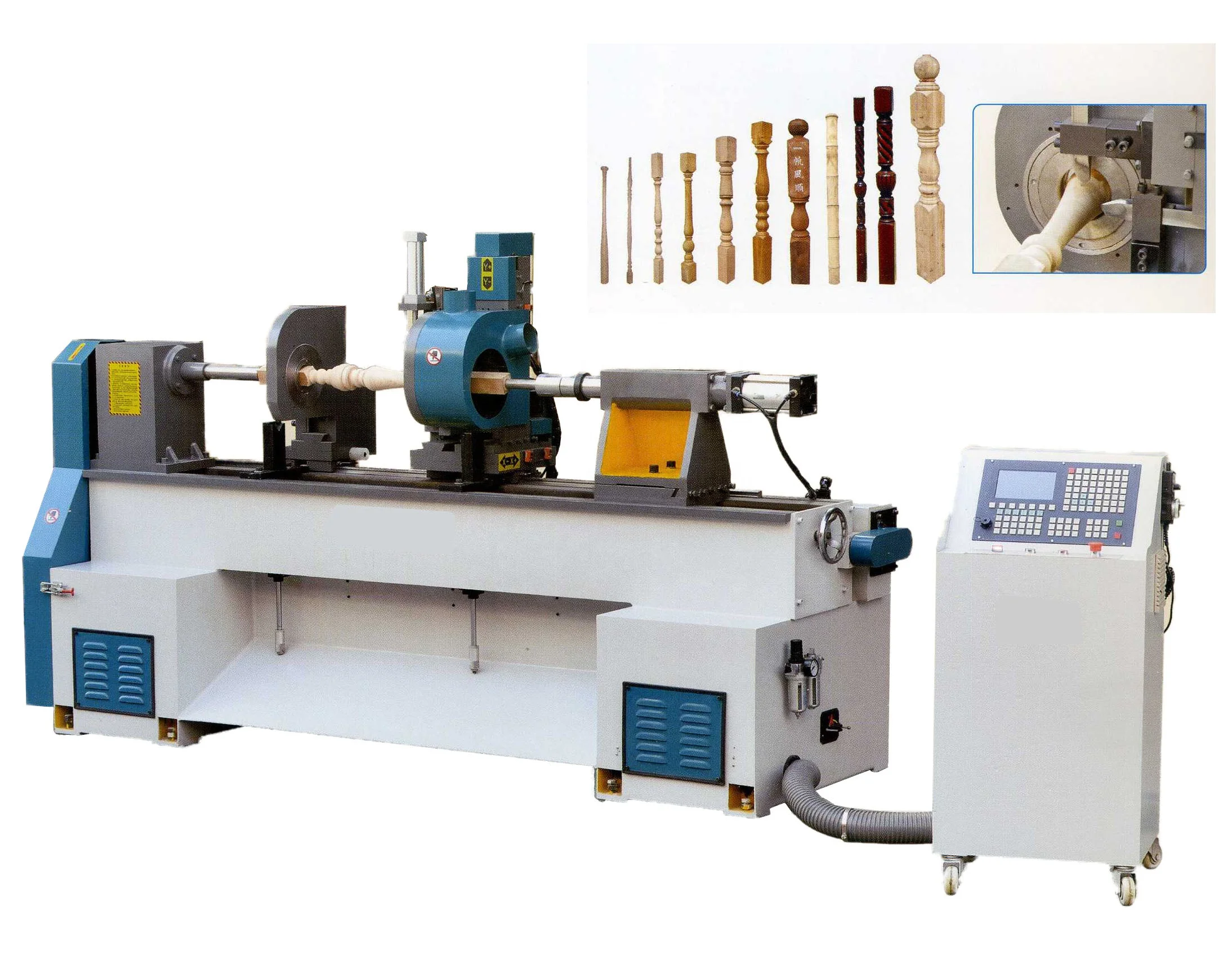 Automatic back knife woodworking wood multifunctional rod turning cylindrical copier copy copying duplicator chair leg lathe CE