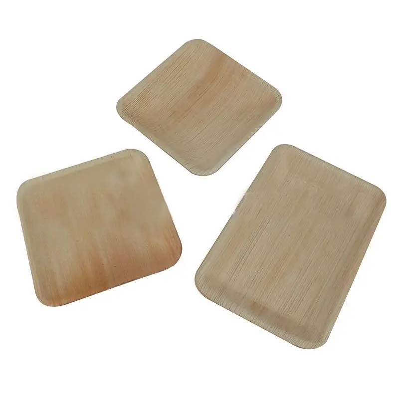 Лидер продаж одноразовая деревянная тарелка для еды