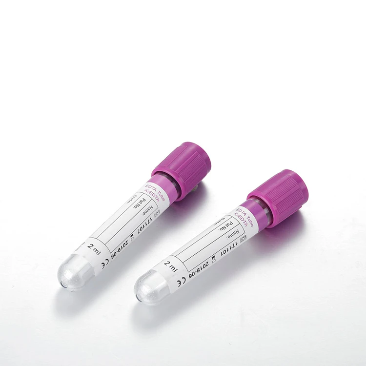 Purple vacuum blood collection tube EDTA tube