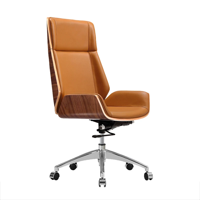Working Computer Ergonomic Pu Office Chair Cute Office Chair Leather Armrest Chairs For Office Modern