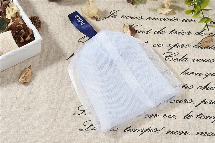 Foaming net facial cleanser PE net for facial cleansing bath soap net bath sponge A95