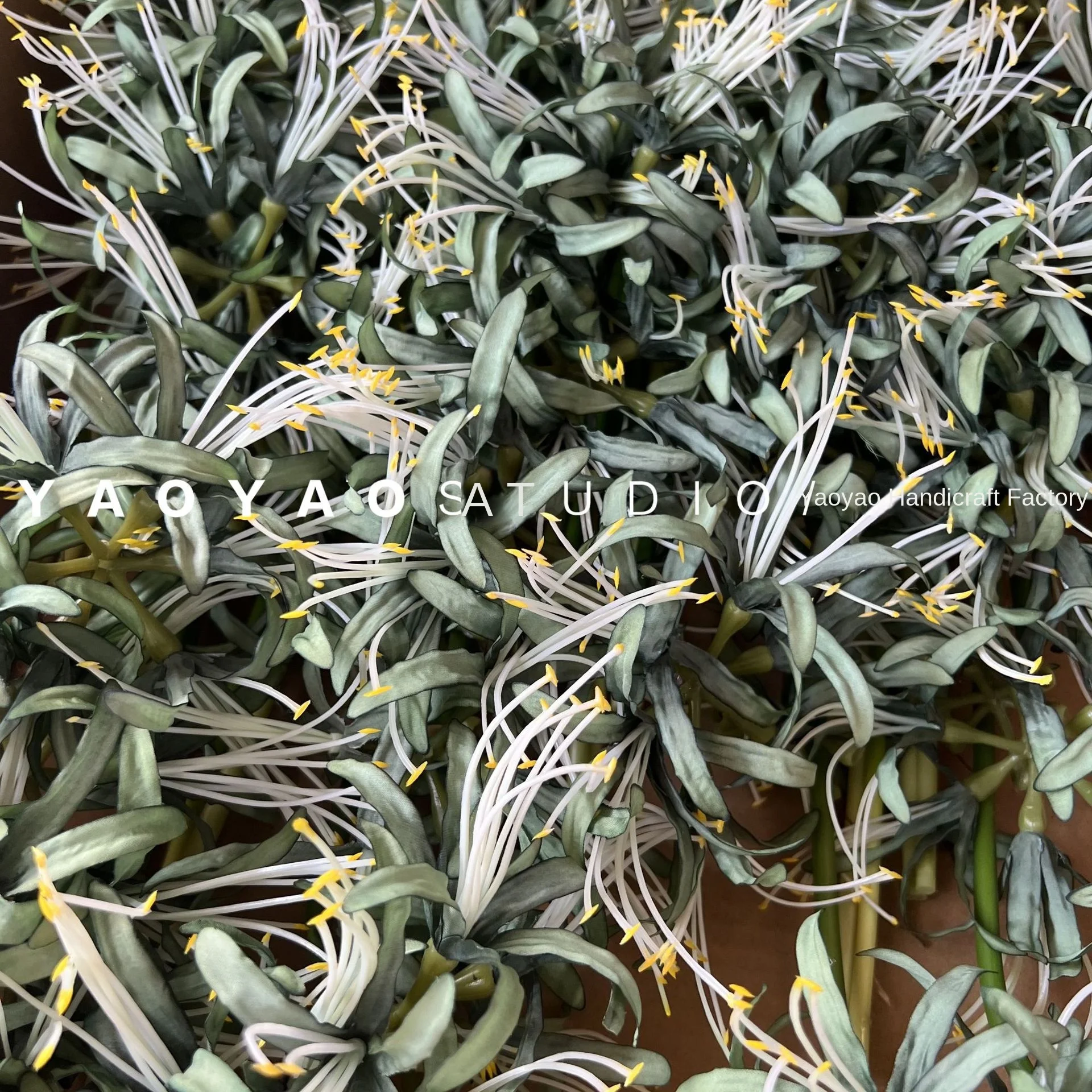 Bianhua Simulation Wind Rain Orchid Manzhu Shahua Antique Hanfu Photo Props Wedding Easter Decor artificial flower  Wholesale