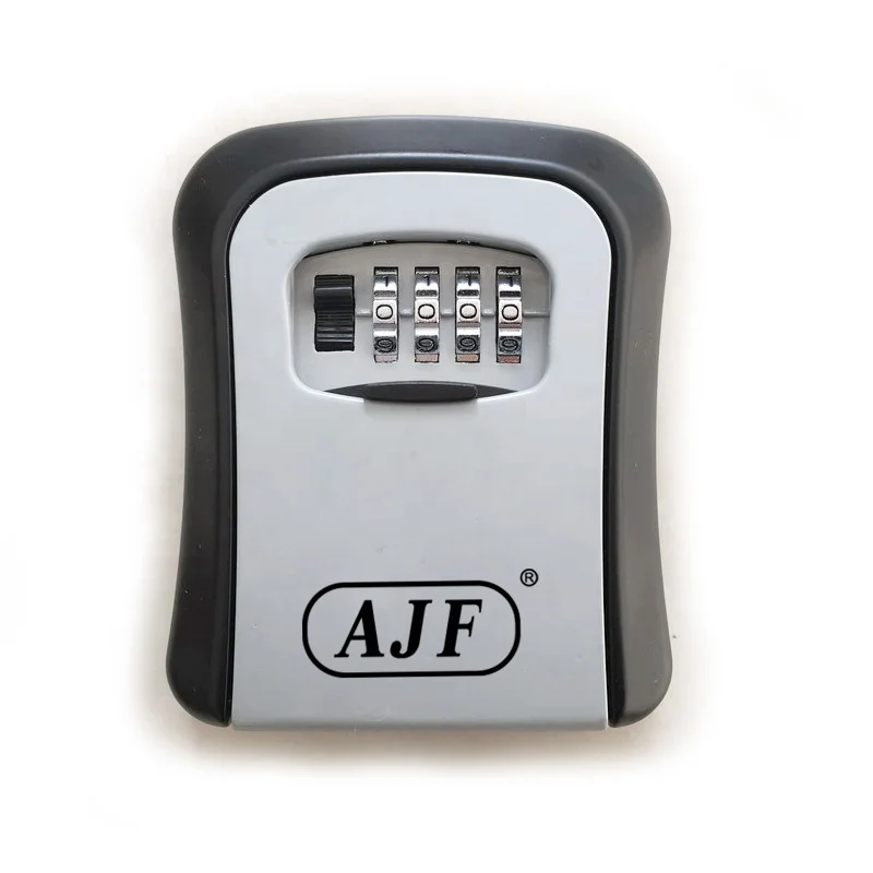  AJF Новые популярные высокое качество 4 цифры настенный комбинации безопасный замок ключ ящик keybox для хранения