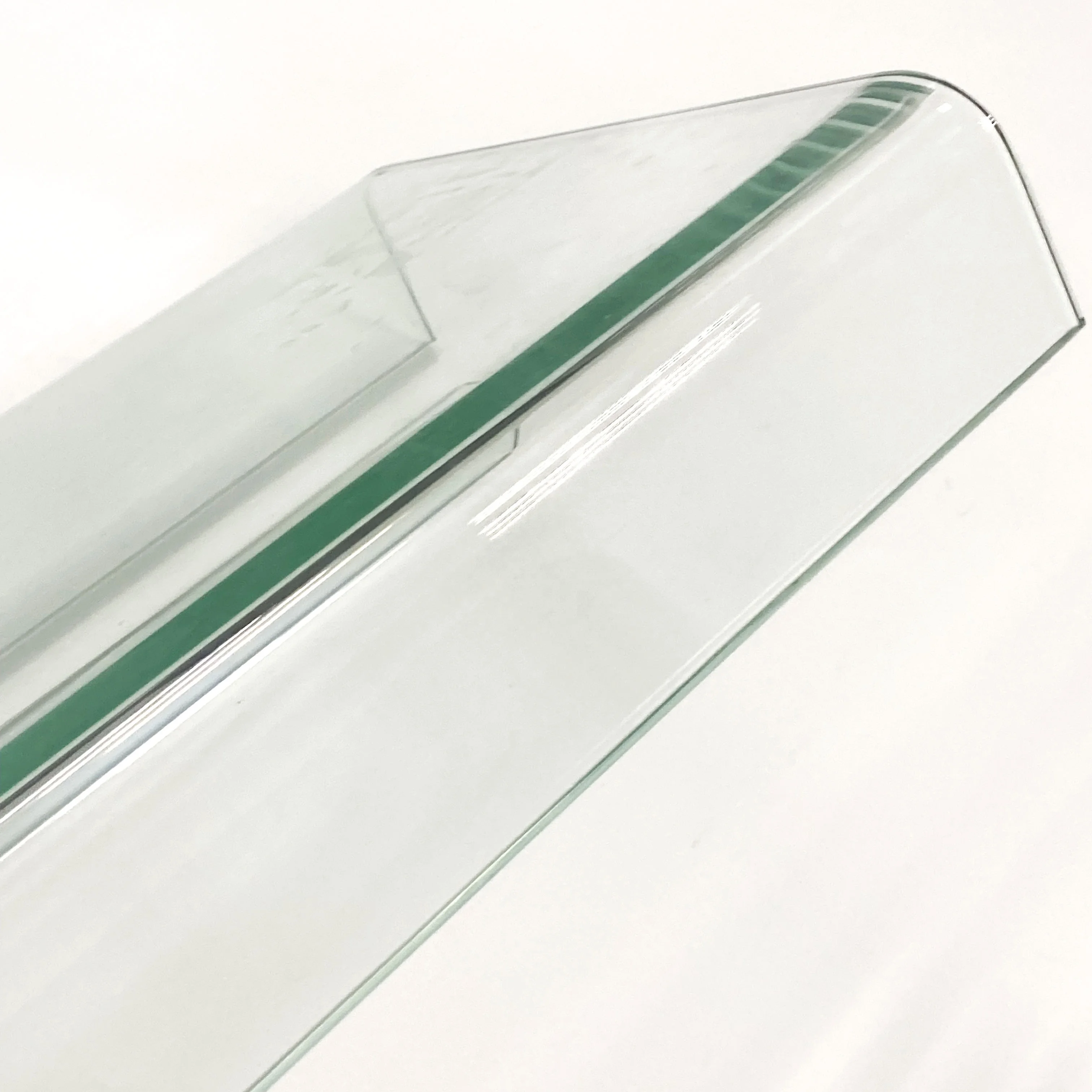 Customized Hot Bending Glass Curved Toughened Glass 10mm 12mm 14mm  For Pot Covers