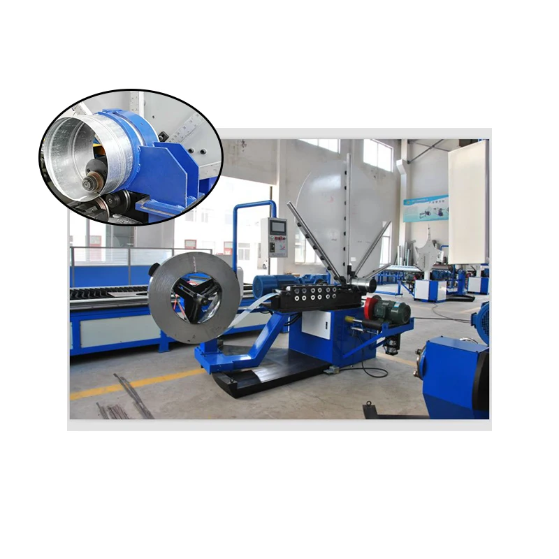 Full-automatic Spiral air Duct Forming Facility Galvanised Steel Belt Volume Machine