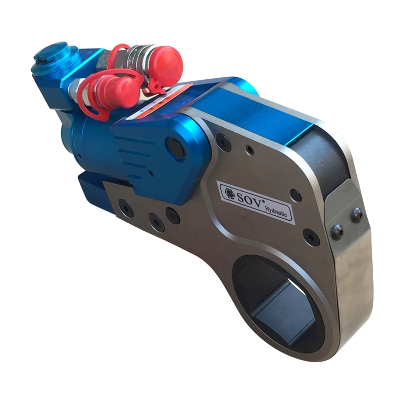 torque range 4188-41882 Nm Al-ti alloy Hollow Hydraulic Torque Wrench	use Hydraulic electric pump drive