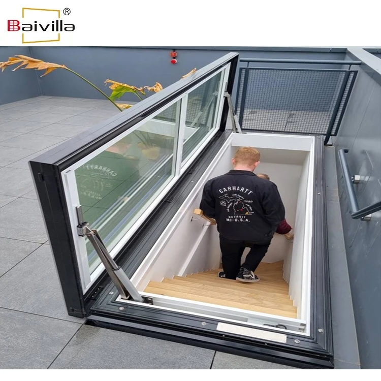 Электрический потолочный люк с двойным остеклением