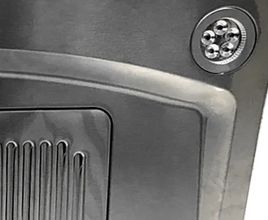 
Stainless Steel Wall Mount Kitchen Range Hood with LED Monitor Three Speed Controls Range Hood 